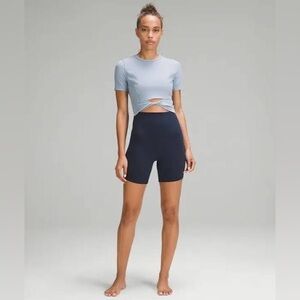 Lulu Lemon Cropped Short-Sleeve Shirt